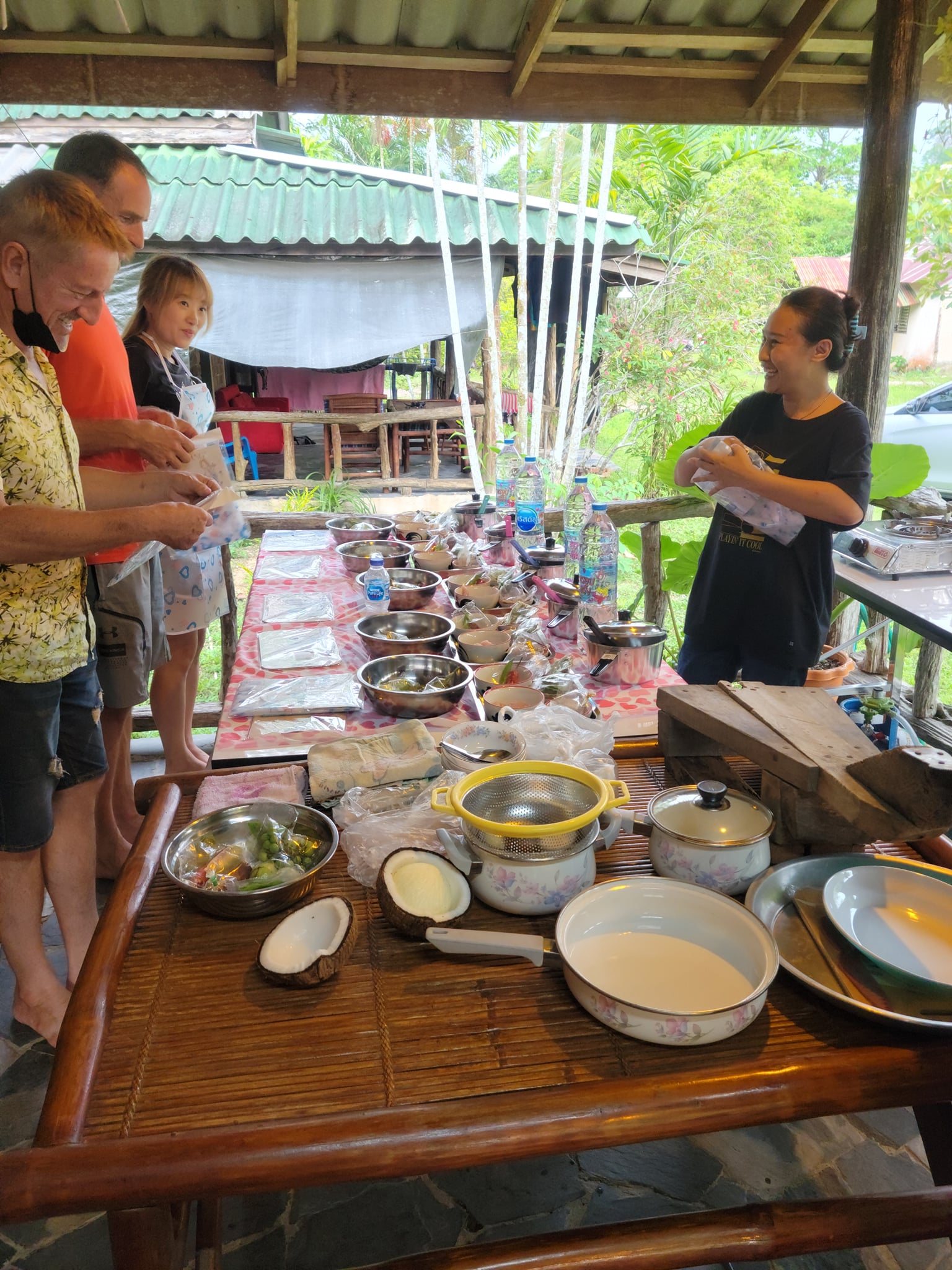 Thai Cooking Easy Thai Language School Ao nang Krabi